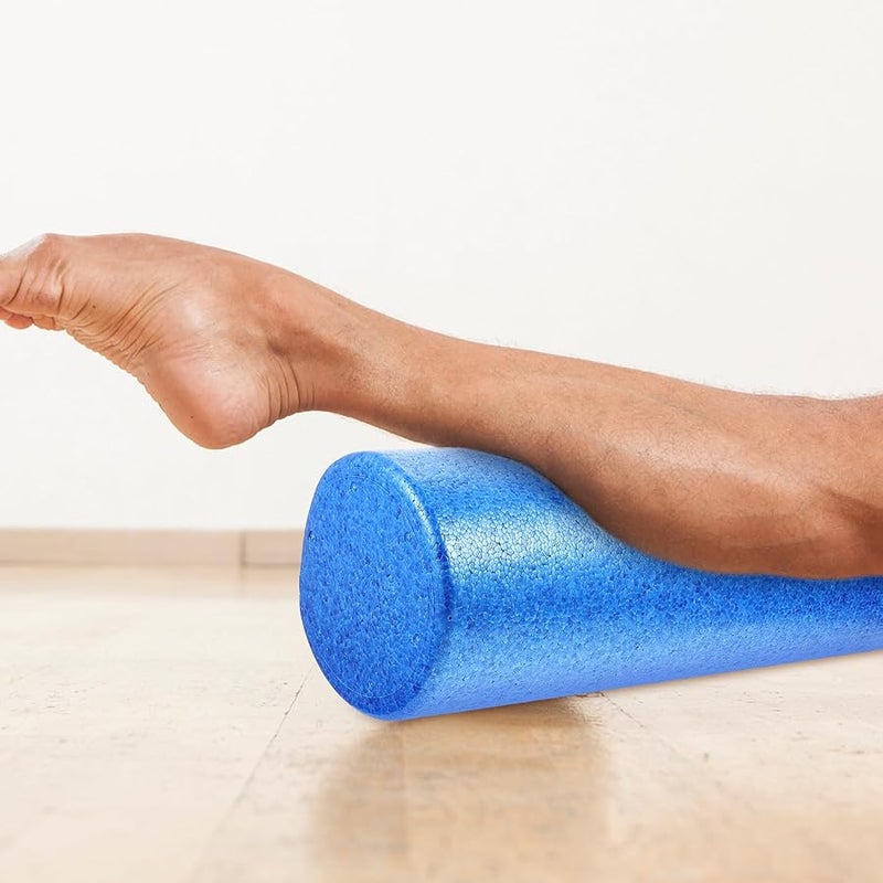Totority Epp Foam Roller 45x15cm Blue for Muscle Relaxation Deep Tissue Massage - Image 5